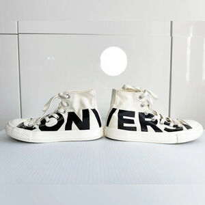 Converse Chuck Taylor Hi Top All Star Sneaker Shoes Kids 2 Large Spell Out